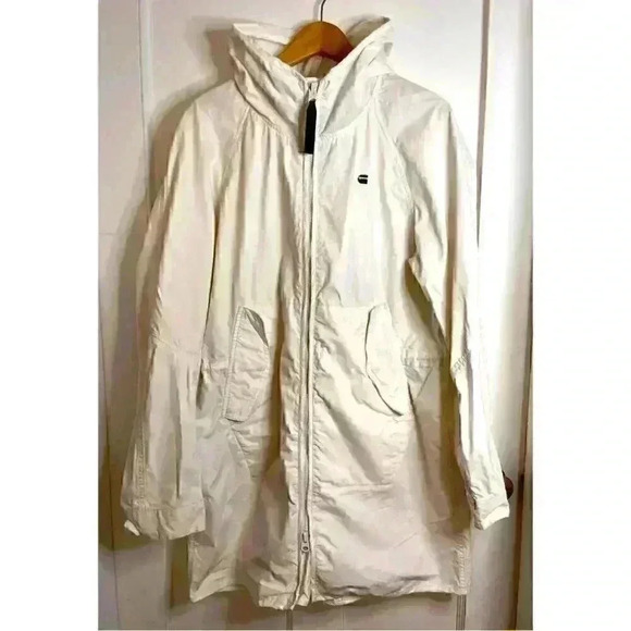 G Star Raw Other - G Star Raw Long White Coat Size Medium